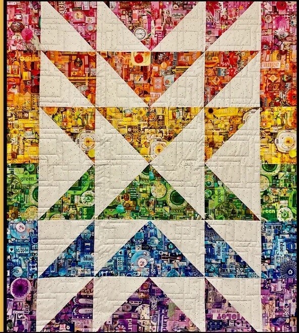 Fire and Rain Quilt Pattern-A Fat Quarter Quilt