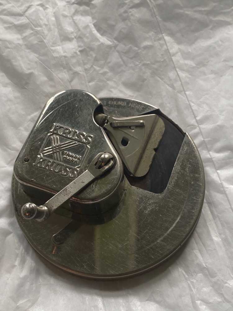 Vintage Kriss Kross Stropper Razor Blade Sharpener ~