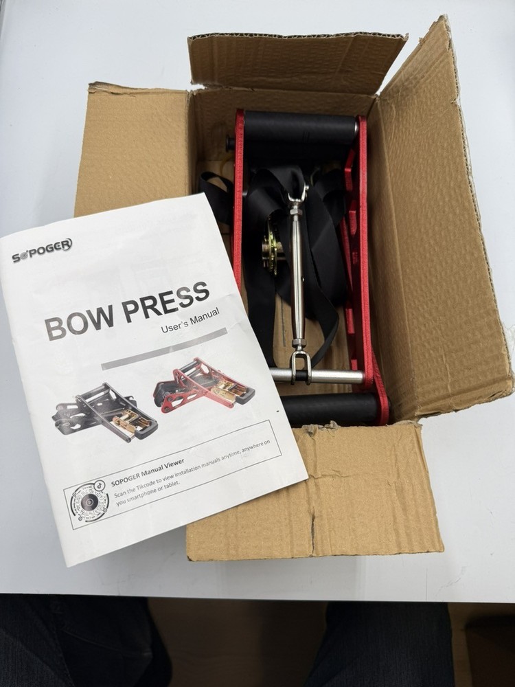 SOPOGER ARCHERY COMPOUND BOW PRESS NEW WITH BOX (CP2017509)