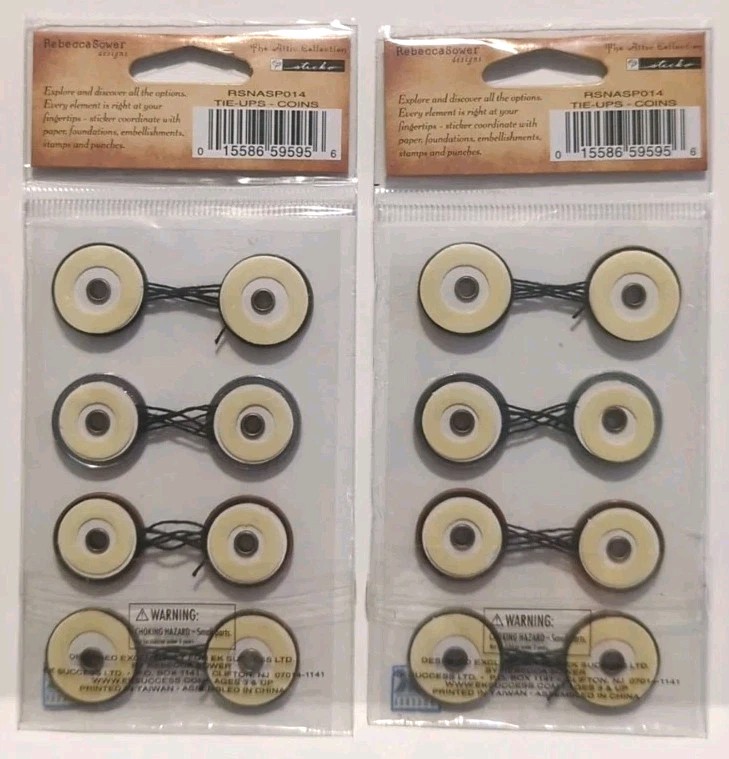 Nostalgiques Tie-Ups Coins - 2 Packs