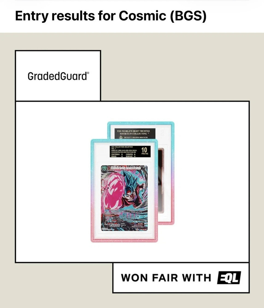 Graded Guard Cosmic BGS Limited /2000 - IN HAND