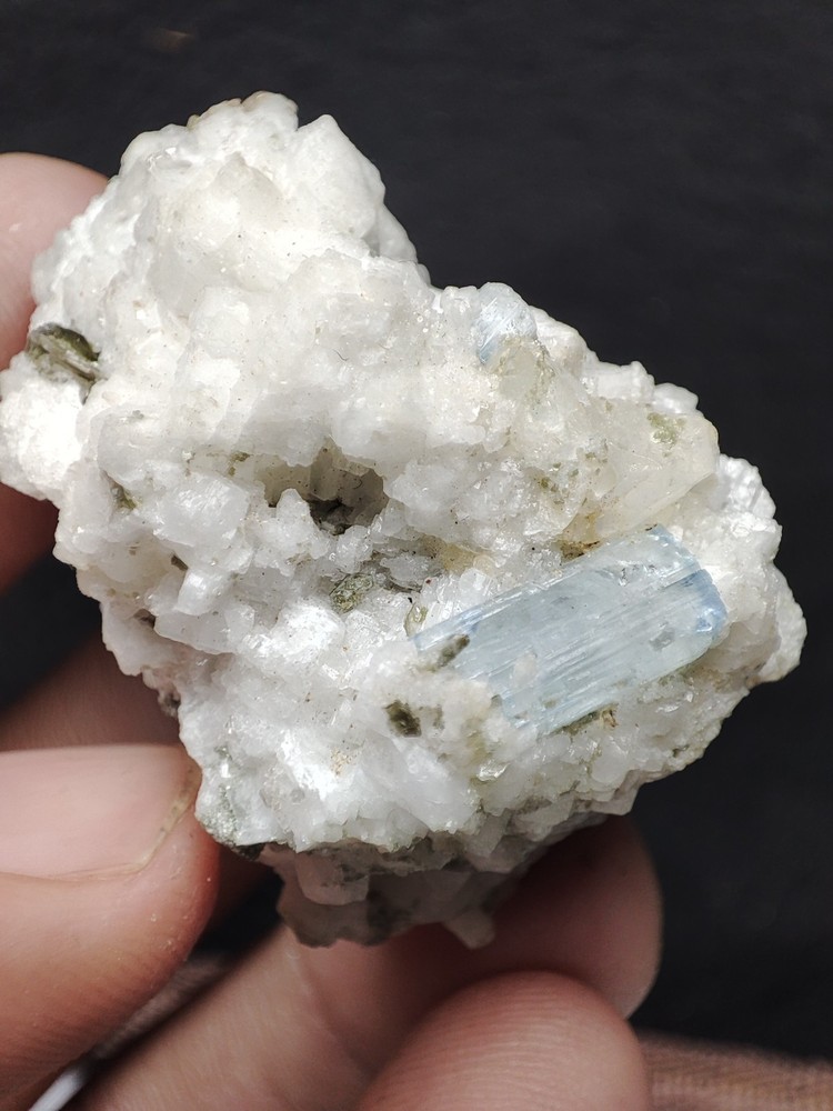 Alkali Beryl Crystal On Matrix With Nice Terminations-Pak.