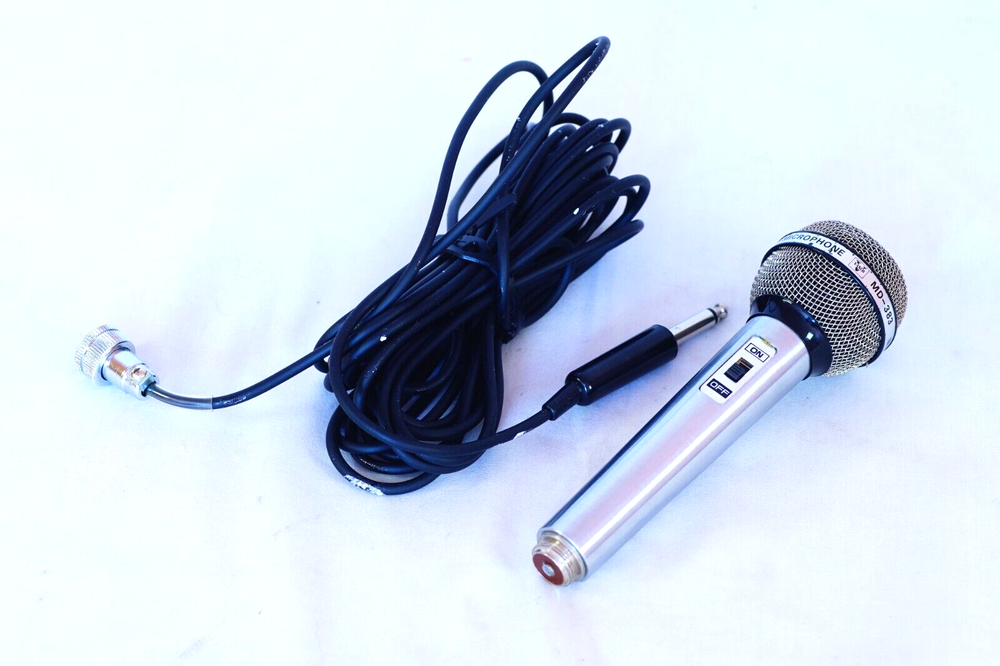 VANCO MD-383 Vintage Unidirectional Dynamic Microphone Japan Made
