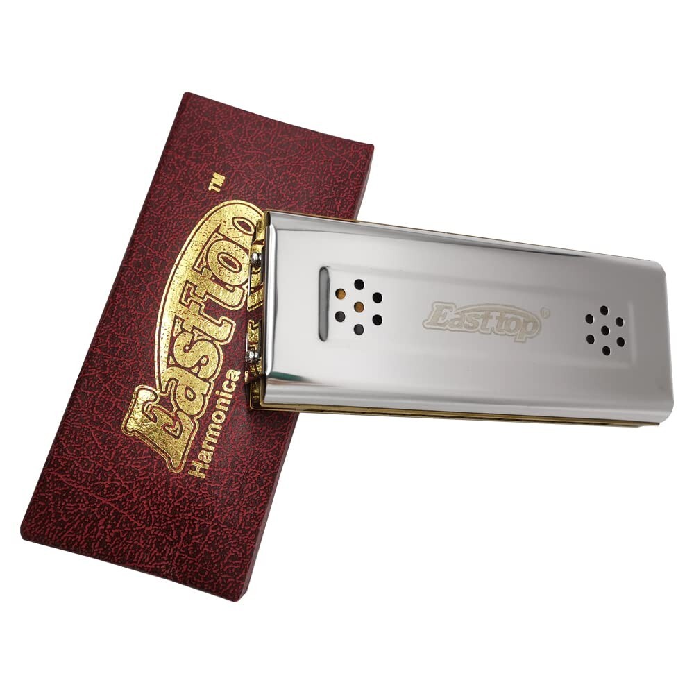 Easttop 16Hole Double-sided Double-tone Harmonica Advanced Ctone Gtone Harmonica