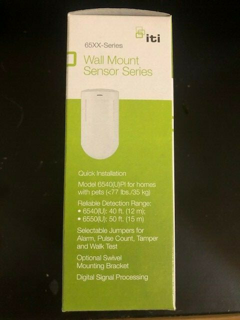 NIB Interlogix GE Security #6540UPI Wall Mount Motion Sensor
