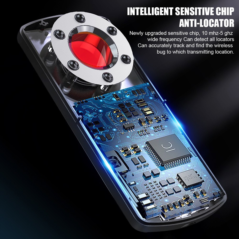 Anti-Spy Hidden Camera Wireless Detector Bug GPS Tracker Finder Scanner Device_
