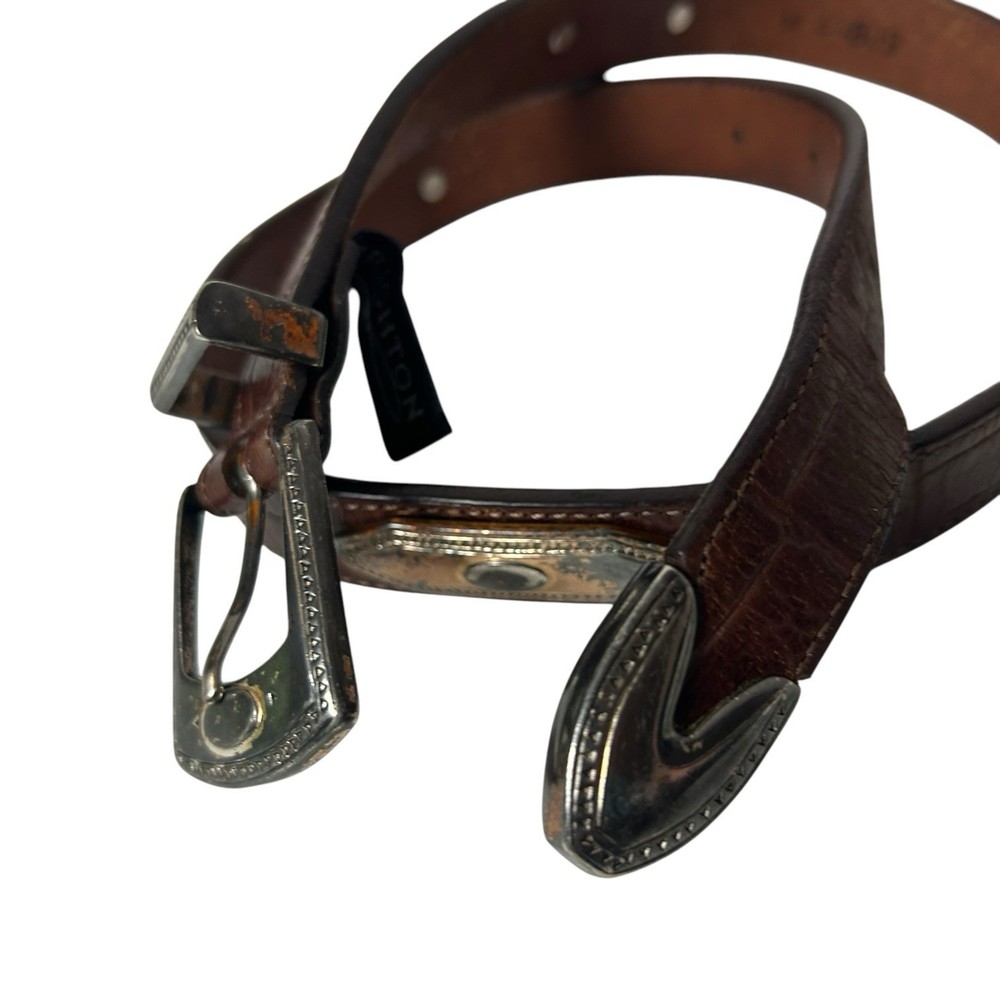 Brighton womens belt Brown Leather Size M