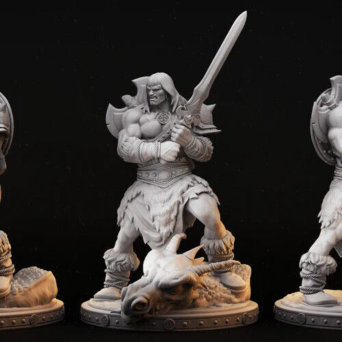 DnD Thurkal Barbarian Mini 28mm and 32mm