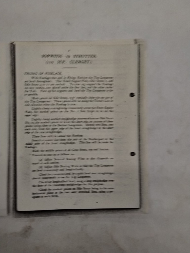 Sopwith 1 1/2 Strutter (110 H.P. Clerget) Rigging Notes-Copy
