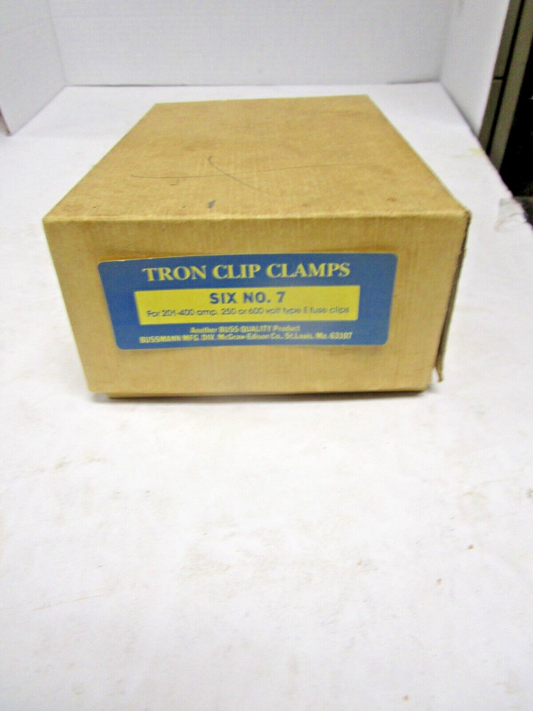 (1) Bussmann No.7 Tron Clip-Clamp