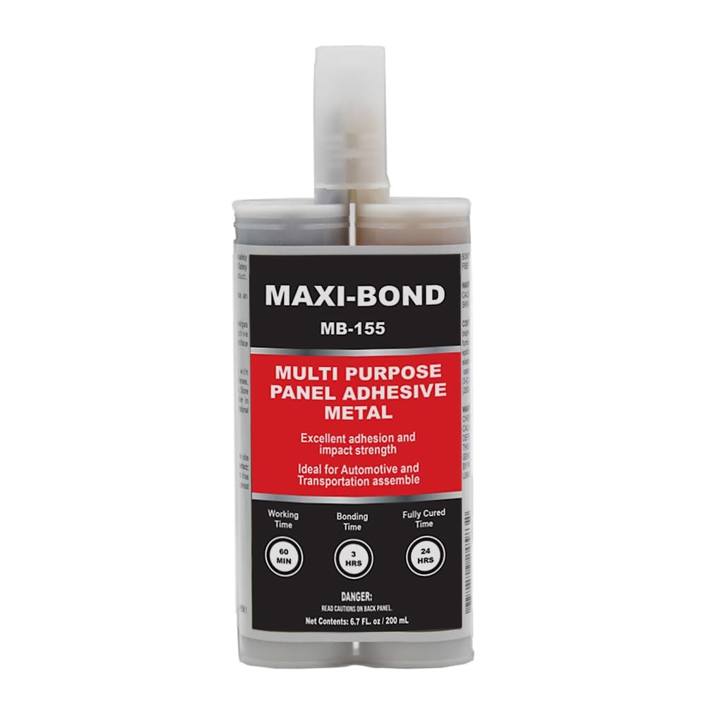 Maxi-Bond Multi-Purpose Panel Adhesive Metal, Part Epoxy Adhesive, Non-Saggin...