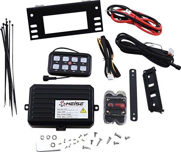 Saddle Tramp Universal 8-Gang Switch Panel System
