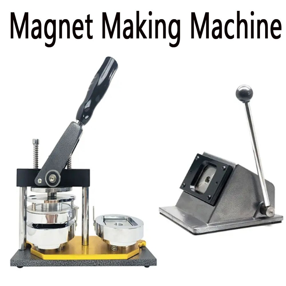 100 pcs fridge magnet material square 50*50mm button maker machine