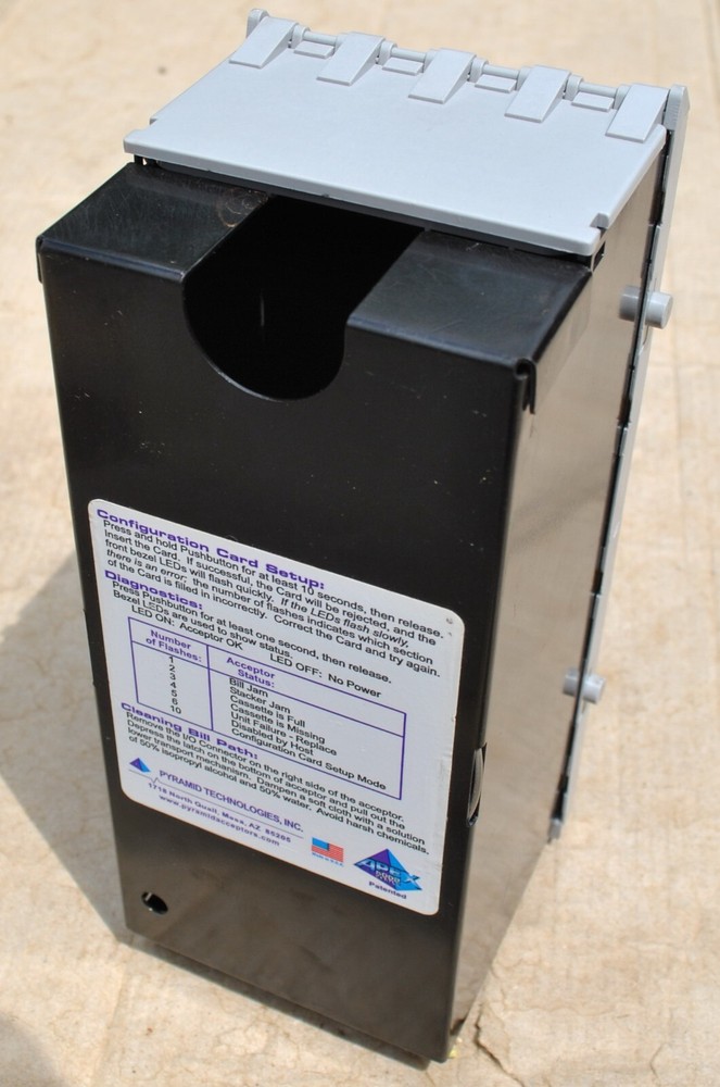 PTI Pyramid APEX Bill Acceptor Note Validator CashBox Stacker Cassette 02AA3005