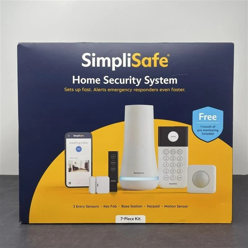SimpliSafe 7 PIECE Indoor Security System Motion Sensor - White