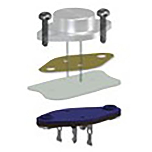 1PC KEYSTONE ELECTRONICS 4732 Transitor Mounting Kit, 4 pc Kit, For TO-3 Cases