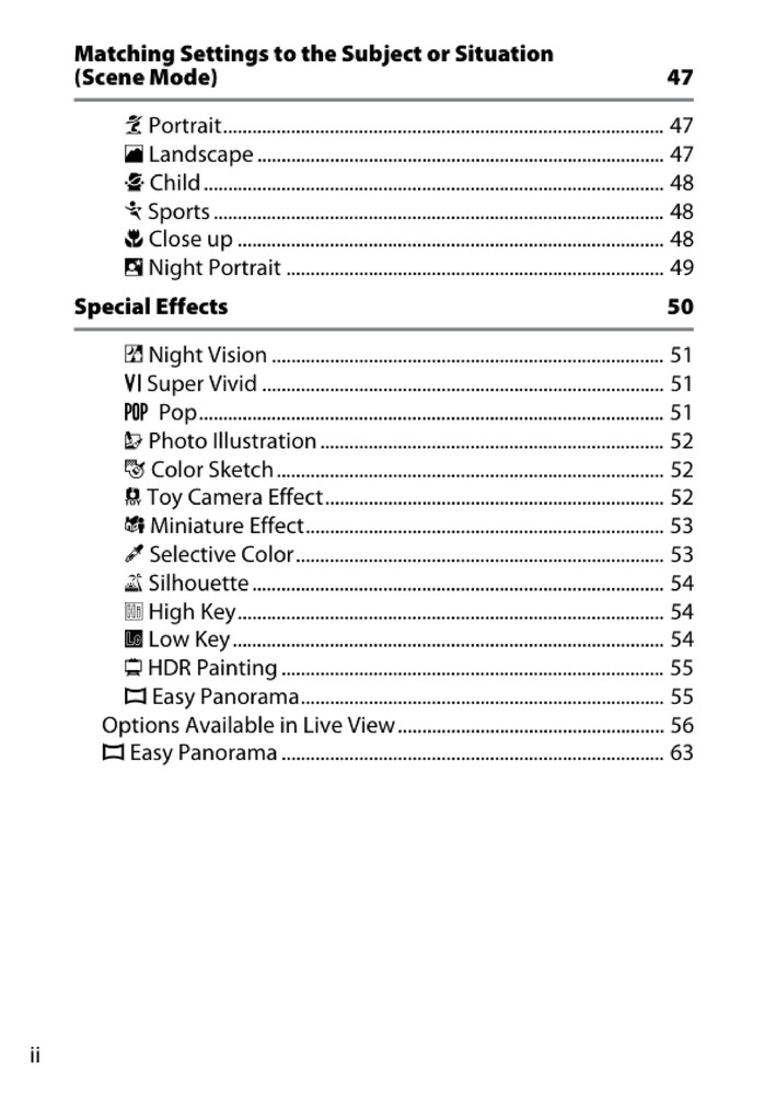 Nikon D3300 — User Reference Manual Guide — 1/2 Size, 5.5" x 8.5" Small Compact