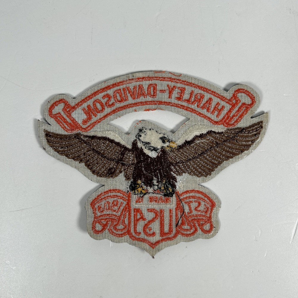 Authentic Harley Davidson Vintage Eagle Patch Established 1903 Made in the USA