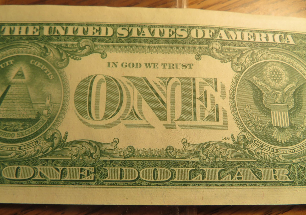 Two (2) 1957 Silver Certificate Dollar Star Notes Consecutive #'s Crisp