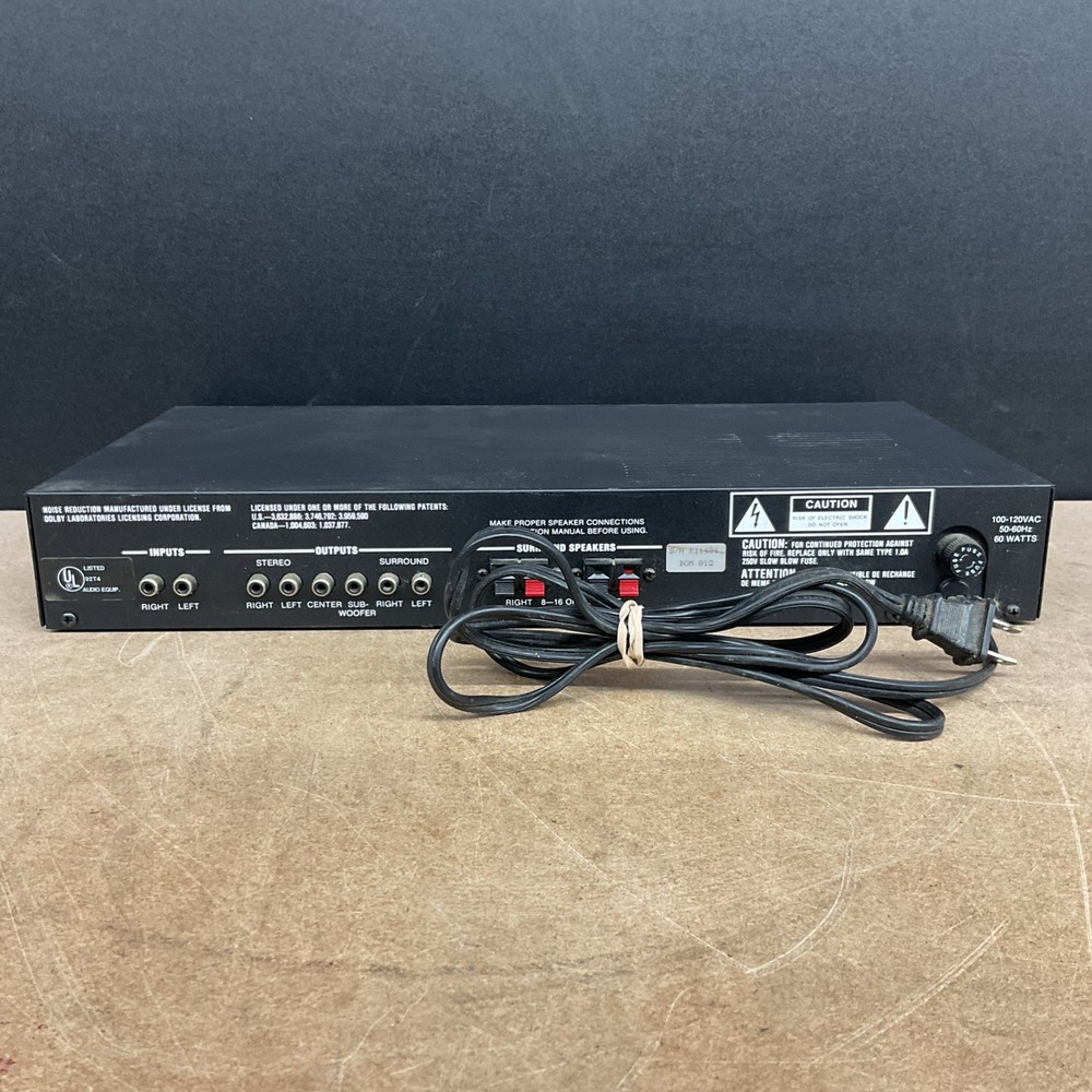 KLH System 300 Stereo Surround Sound Processor - Tested Working