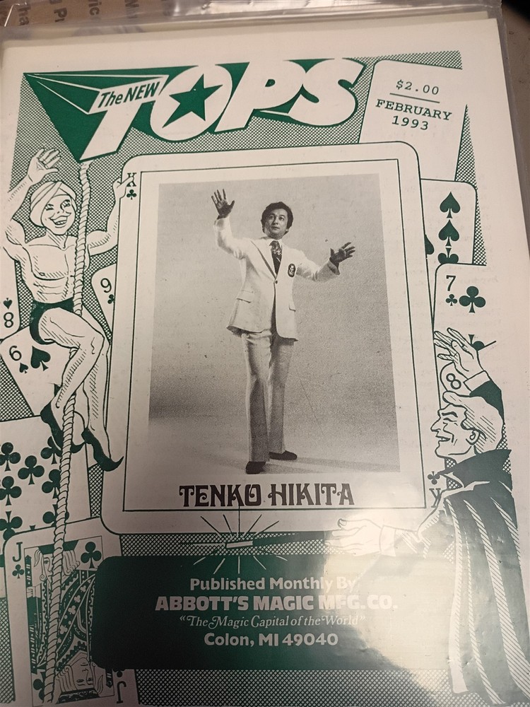 Tenko Hikita The New Tops Issue 1993 Abbott's Magic Co.
