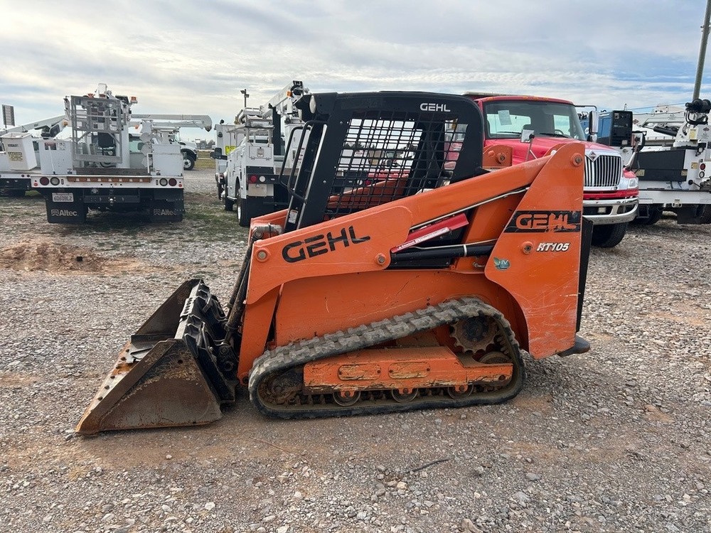 2019 Gehl RT105 Compact Track Skid Steer Loader 35Hp Open Cab Used