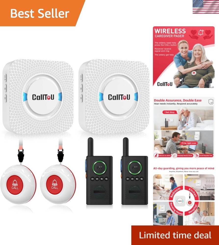 2-Way Wireless Communication System for Caregivers - Elegant & Functional Design