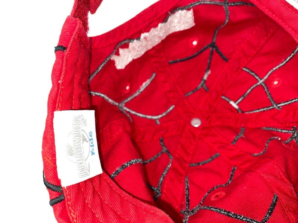 Baseball Cap Hat Spider Man Marvel Universal Studios One Size Youth Strap Back