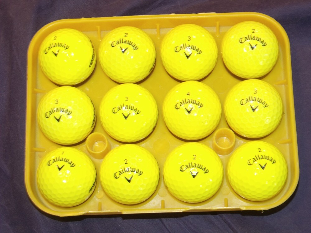 CALLAWAY SUPERSOFT YELLOW GOLF BALLS