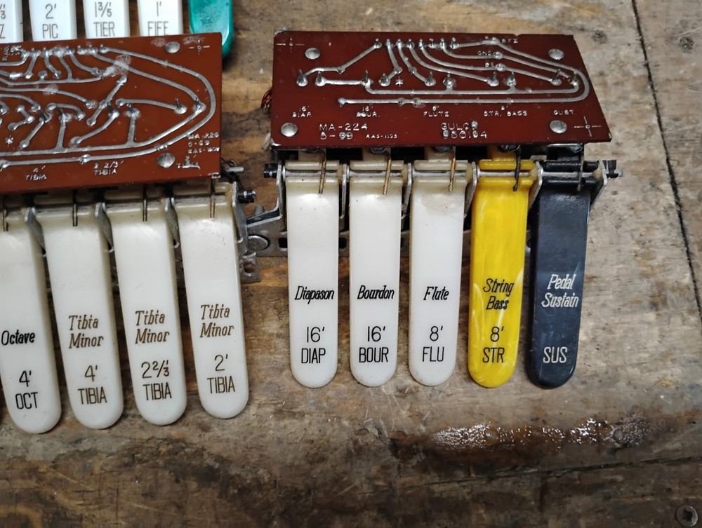 Vintage Organ Tabs! MAKE OFFER!