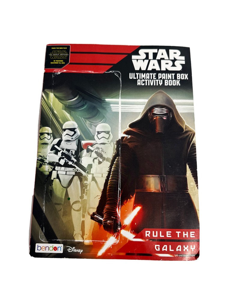 Star Wars Ultimate Paint Box Activity Book (NO Paint Palette) Ages 3+