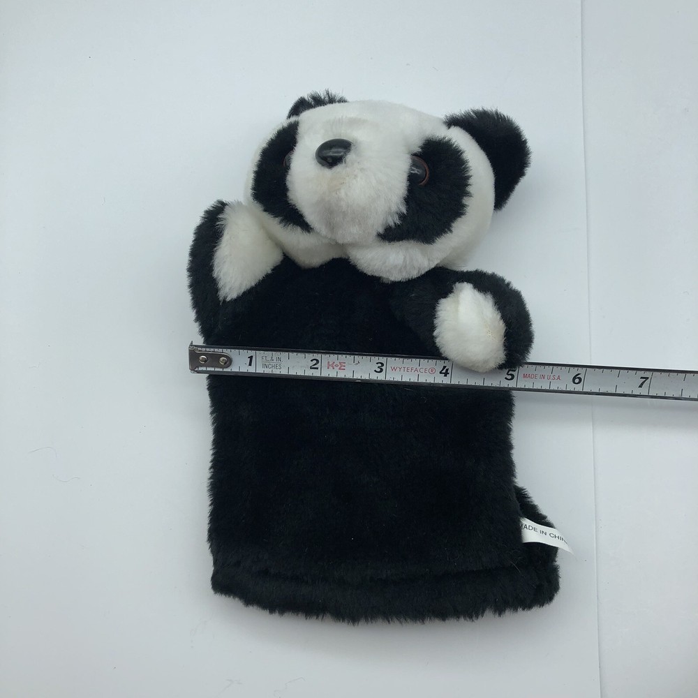 Vintage Hand puppet Panda Bear