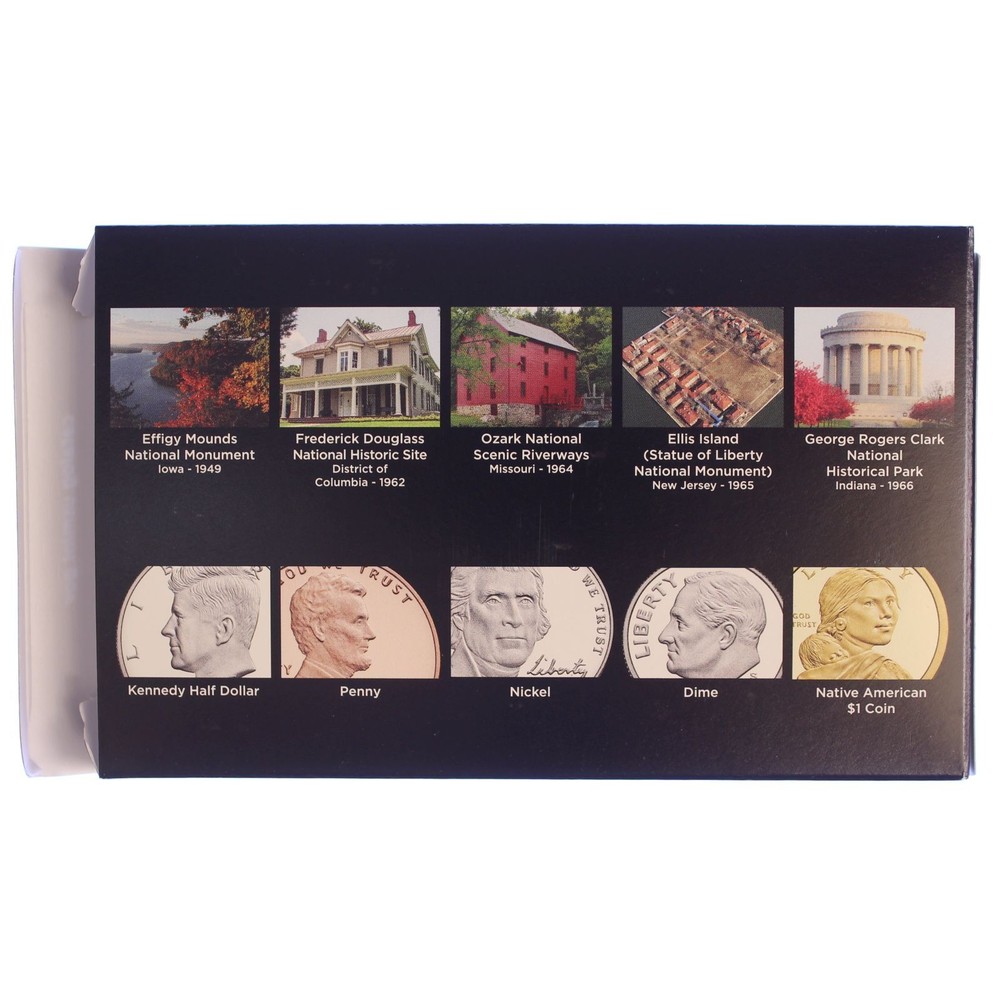 Empty Packaging Replacement Silver Proof Set Box & COA No Coins 2017