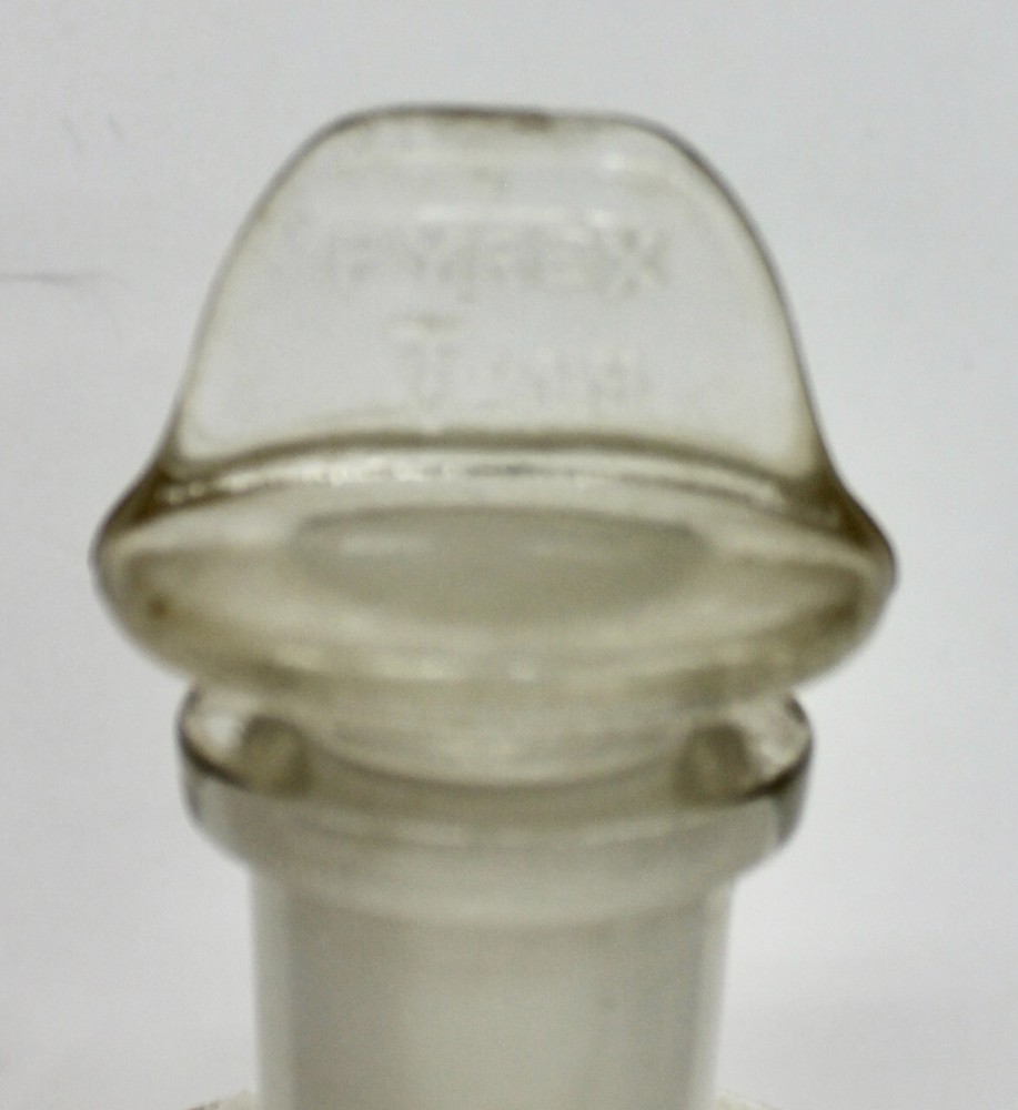 Original Vintage Pyrex T-19 Starch Solution Bottle w/Stopper