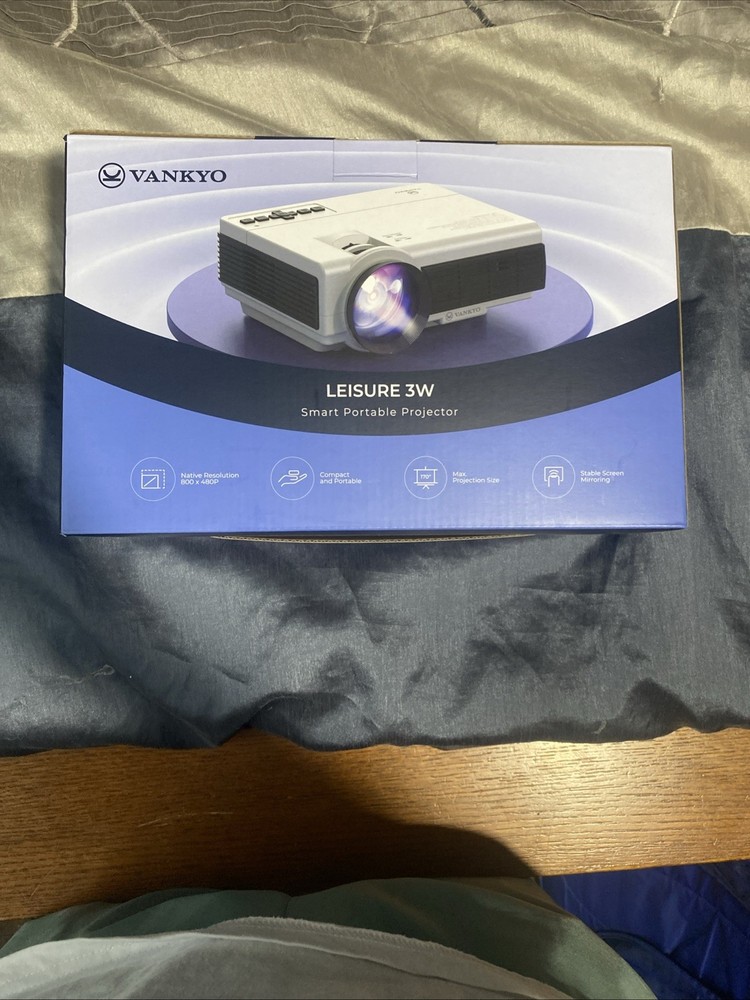 VANKYO Leisure 3W Smart Portable Advanced Mini Projector-White