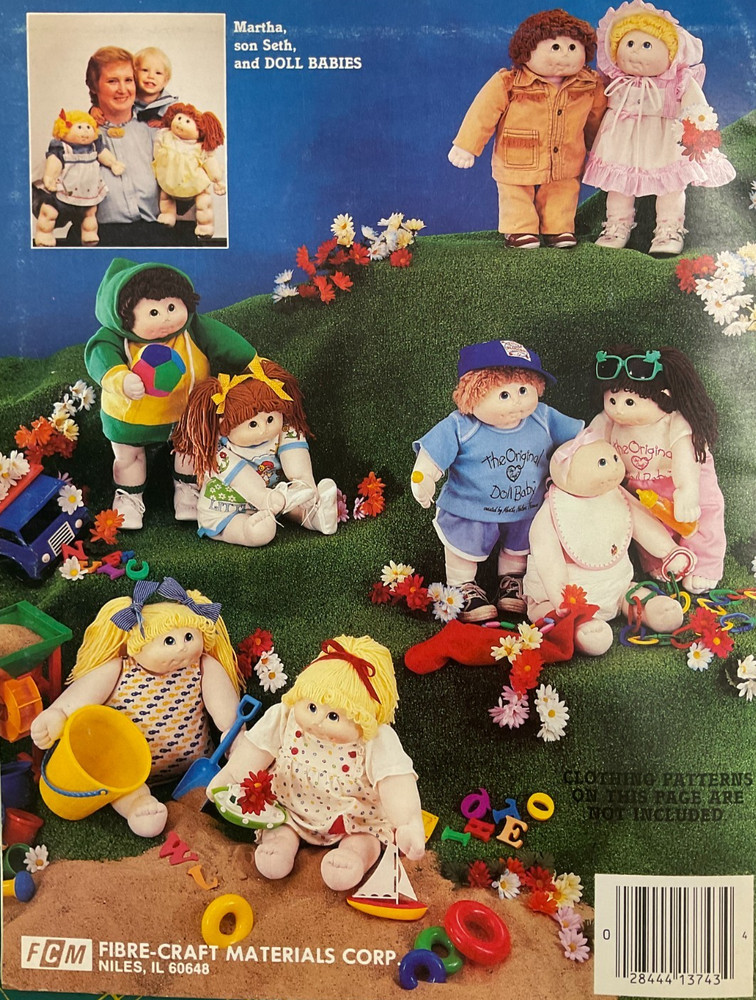 THE ORIGINAL DOLL BABY PATTERN BOOK #FCM101 BY MARTHA THOMAS