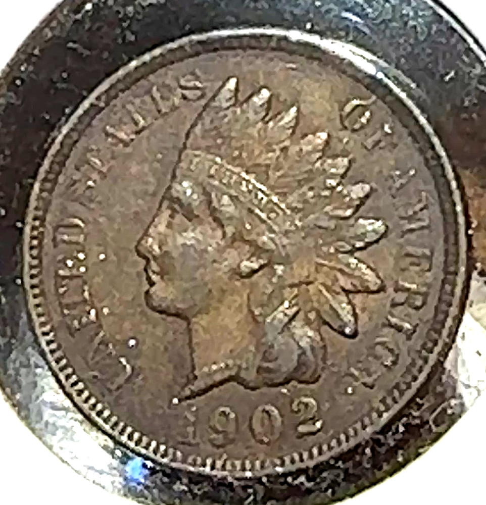 1902 Indian Cent Nice Original Very Choice AU CHRC