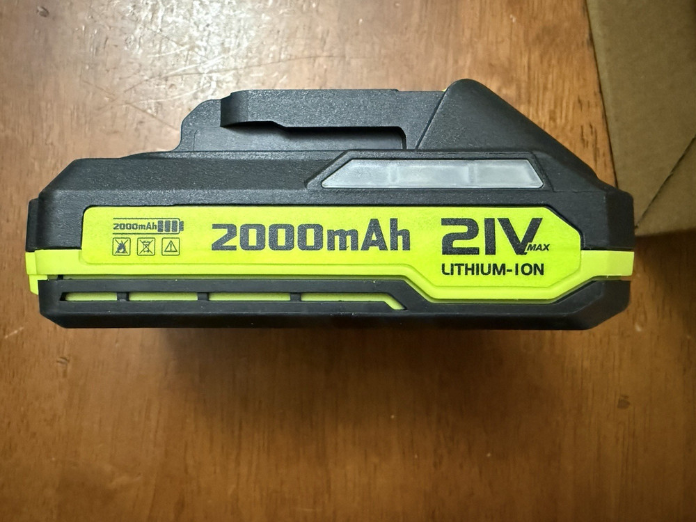 21V, 2.0Ah Lithium Ion, Replacement Battery for Cordless Leaf Blower