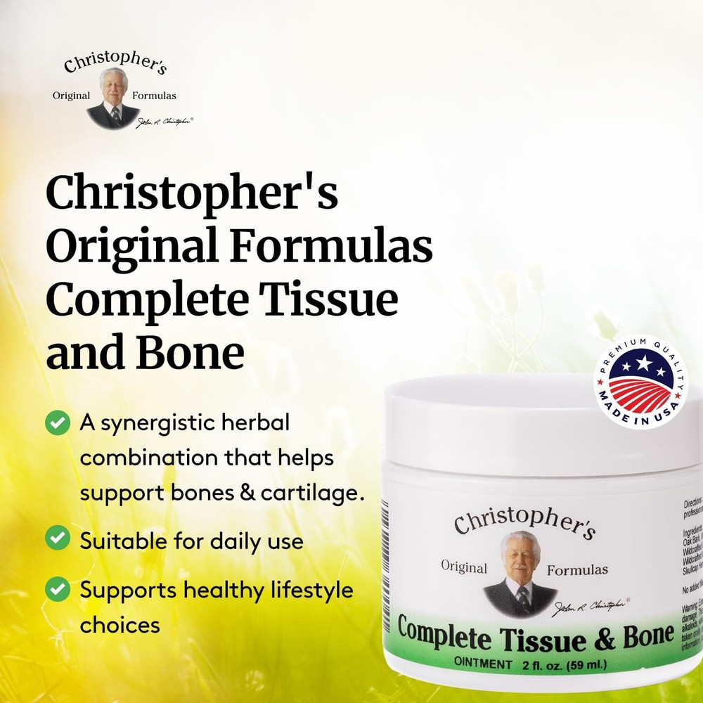 Complete Tissue & Bone Ointment, Blend for Skin & Connective Tissue, 2 oz Jar
