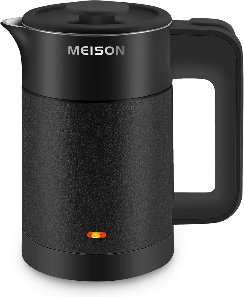 0.6L Small Electric Kettles Stainless Steel, Travel Mini Hot Water Boiler Hea...