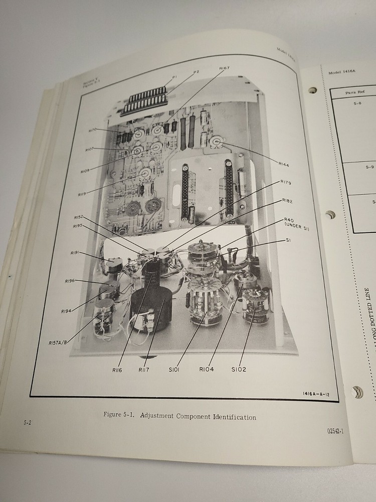 HP 1416A Swept Frequency Indicator ~ Operating & Service Manual
