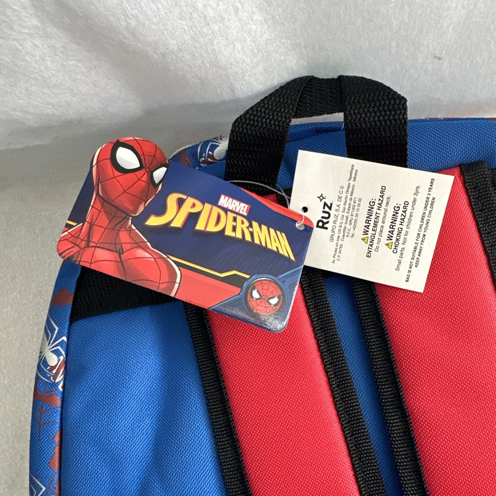 Ruz Marvel Spider-Man Large 3-D EVA Molded 16 Inch Backpack