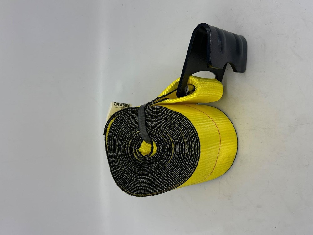 4"X27' Winch Strap with Flat Hook 4 Pack