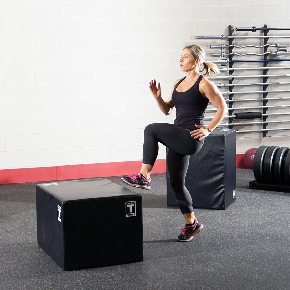 Body-Solid Tools 3-Way Soft Plyo Box 20 x 24 x 30 inch