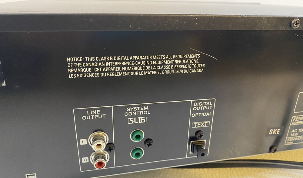 Kenwood Compact Disk Player & 5 CD Changer #CD-403 No Remote Tested & Working!