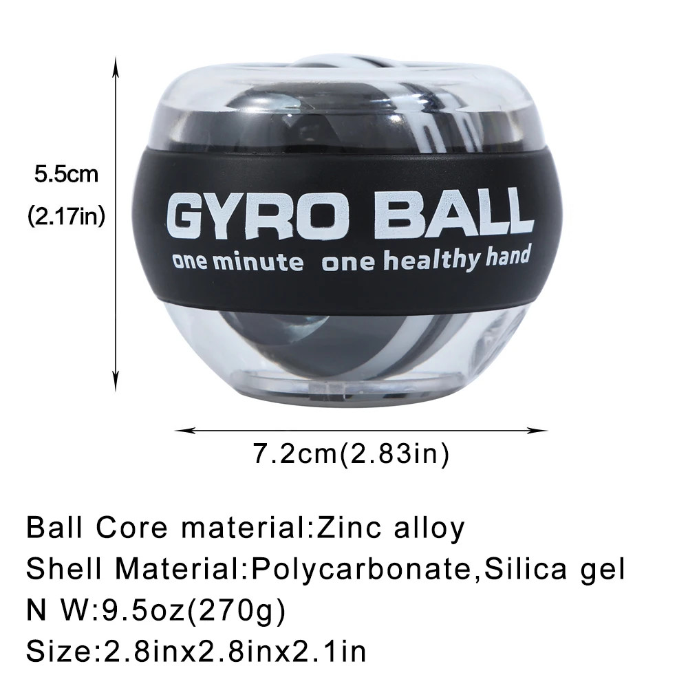 Wrist Gyro Ball Power Trainer Forearm Strength Grip Exercise Trainer