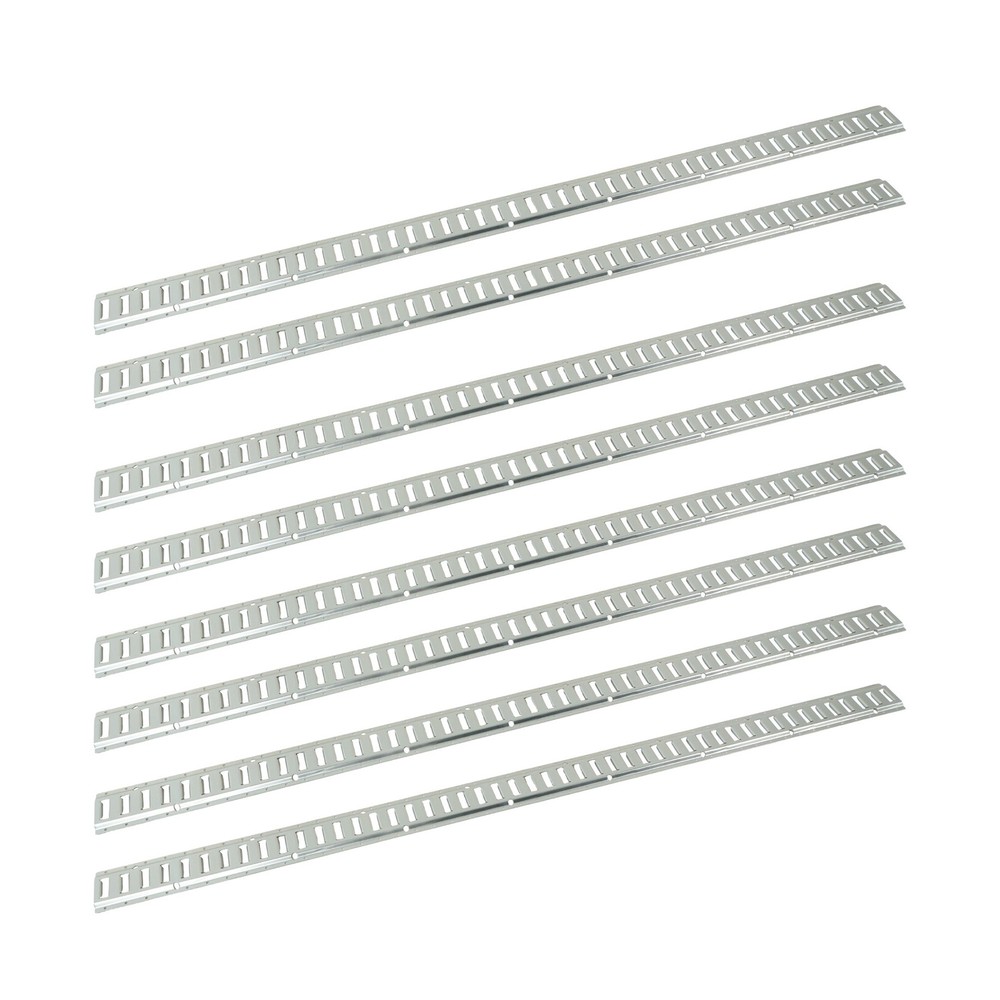 Labwork (8 Piece) 8 ft Galvanized Horizontal E-Track Trailer Tie-Down Rails