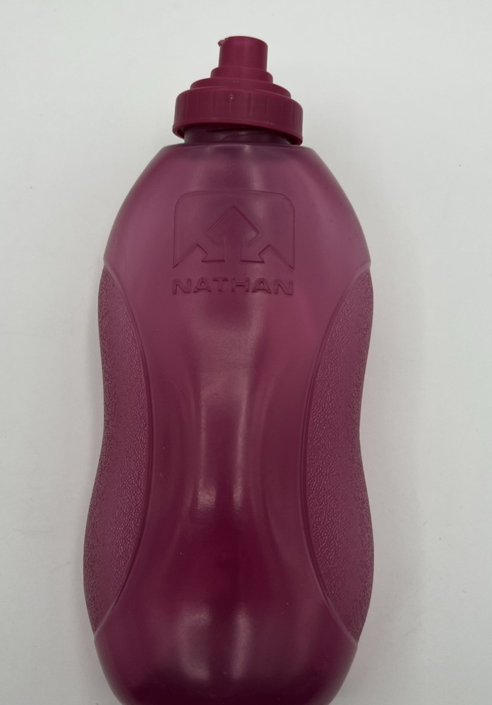 Nathan SpeedDraw Plus Pink Handheld Hydration Flask With Adjustable Strap