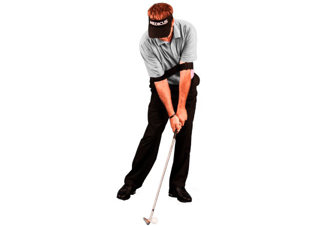 New Medicus Arm Master Stabilizer Swing Trainer Golf Stance Elbow Posture Strap