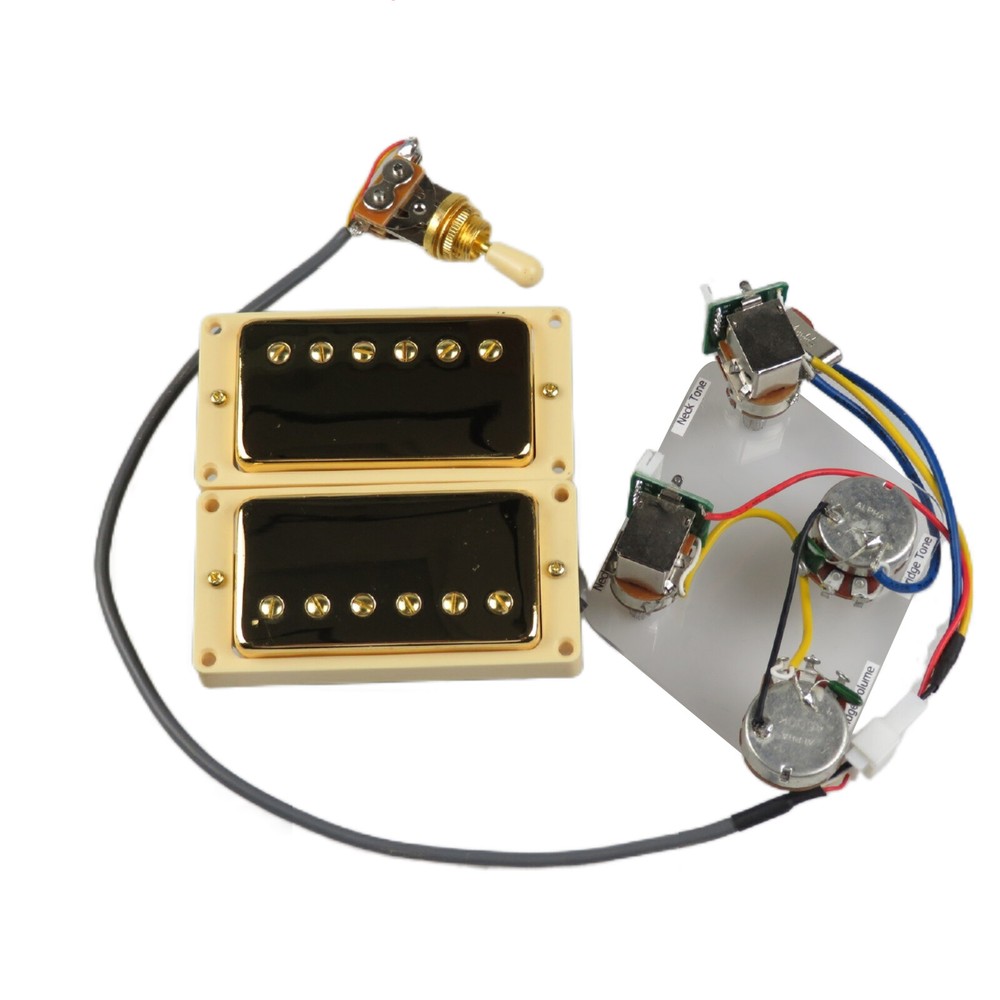 Humbucker Bridge 4C Harness Push-Pull Single Shear Pre-Wired Guitar Pickup